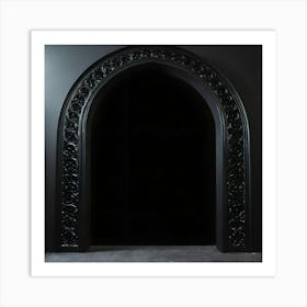 Black Door 1 Art Print