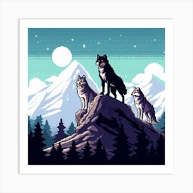 Night Pack Art Print