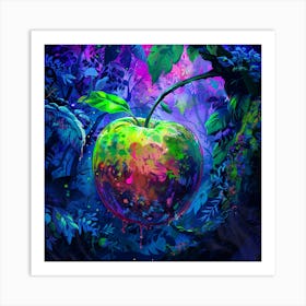 Apple In The Forest Art Print