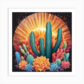 Cactus 78 Art Print