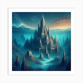 Underwater Palace 2 1 Art Print