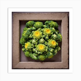 Florets Of Broccoli 17 Art Print