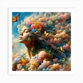 Dream Of A Woman 1 Art Print