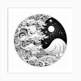 Yin And Yang 25 Art Print