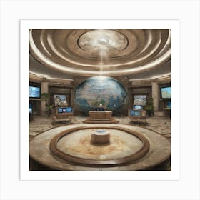 Envision A Future Where The Ministry For The Future Has Been Established As A Powerful And Influential Government Agency 36 Art Print