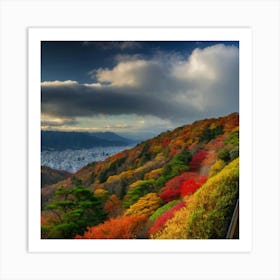 Autumn In Kyoto Art Print