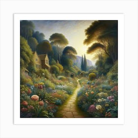 Garden Path 17 Art Print