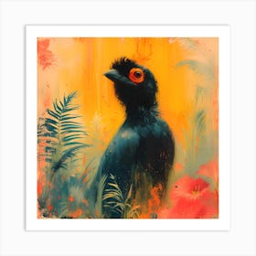 Little Vibrant Chicken Art Print