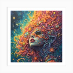  Woman beauty wall art Art Print