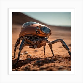 Robot Spider Art Print