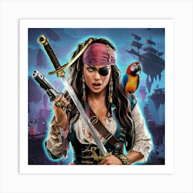 Pirates Of The Caribbean 16 Art Print