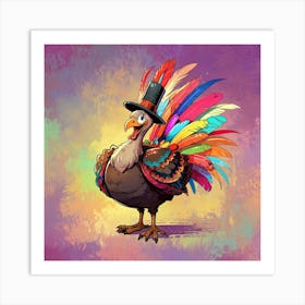 Thanksgiving Turkey 8 Art Print