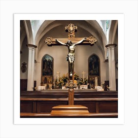 Cross Of Jesus 1 Art Print