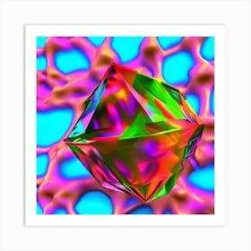 Fractal Diamond Art Print