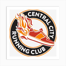 Central City Running Club Art Print