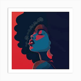 Afro Girl 27 Art Print