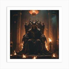 Demon Throne 2 Art Print