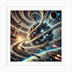 Gravitational Anomalies Converted Art Print