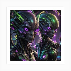 Aliens Two Art Print