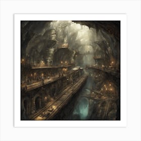 Fantasy City 1 Art Print