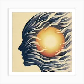 Sun In The Head Art Print