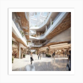 Shopping Mall Art Print