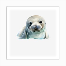 Cute Seal Art Print