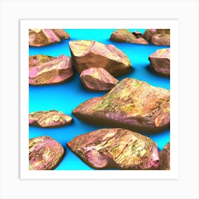 Rocks In The Water Art Print