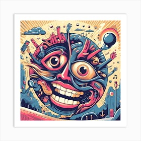 Psychedelic Art 5 Art Print