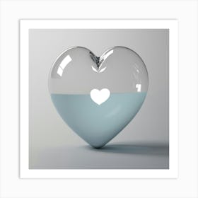 Heart Of Glass Art Print