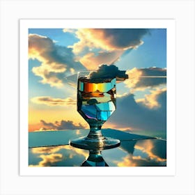 Copa cristal cielo 5 Art Print