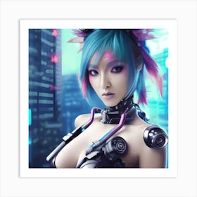 Sci-Fi Girl Art Print