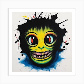 Alien Face Art Print