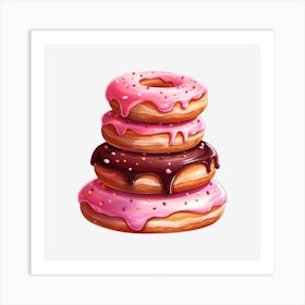 Donuts 5 Art Print