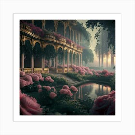 Pink Roses Art Print