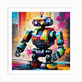 Robot 5 Art Print