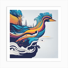 Bird In The Sky Art Print