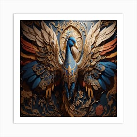 mythology of a phoenix Art Print