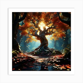 Tree In The Forest 2 Art Print