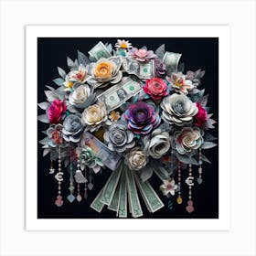 Bouquet Of Money 1 Art Print