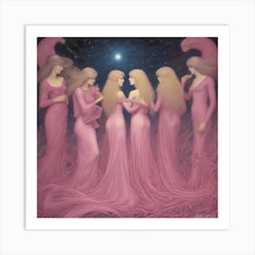 'The Pink Moon' Art Print