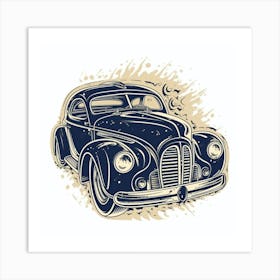 Vintage Car 2 Art Print