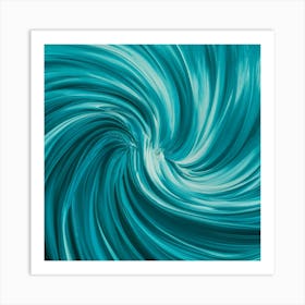 Abstract Swirl Painting Art Print