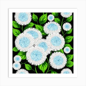 Chrysanthemums 4 Art Print