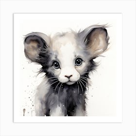 Lion Cub Art Print