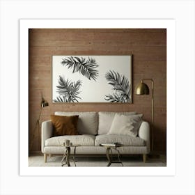 Palm Leaves Art Print