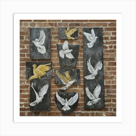 Doves 1 Art Print