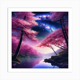 Cherry Blossoms 57 Art Print