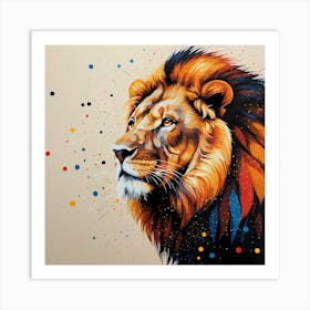 Lion's looks Art Print