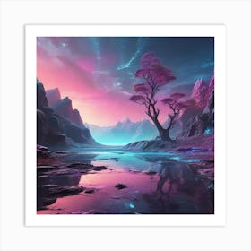 An Alien Planet 1 Art Print